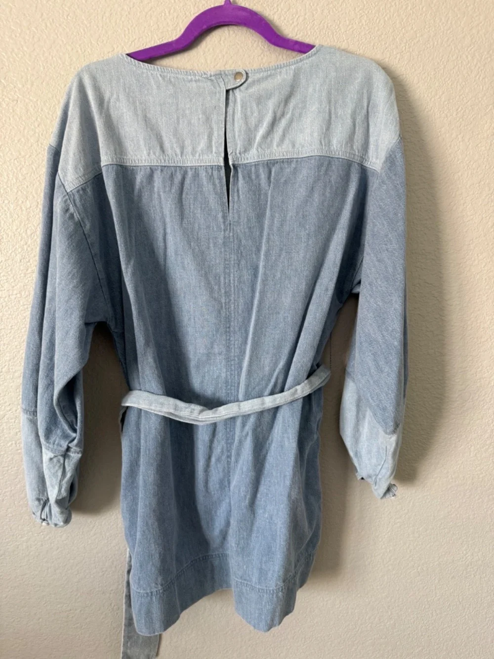 Free People Denim Belted Shirt/Dress (see description for more details) Size M